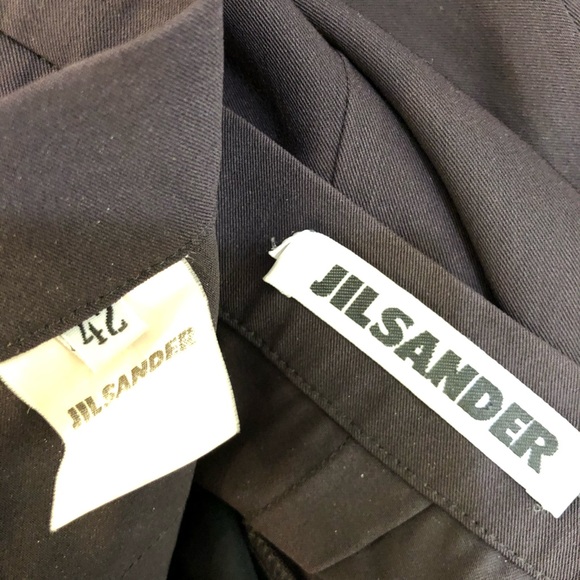 Jil Sander Wool Wide Leg Pants Brown Size 42 - Picture 5 of 6